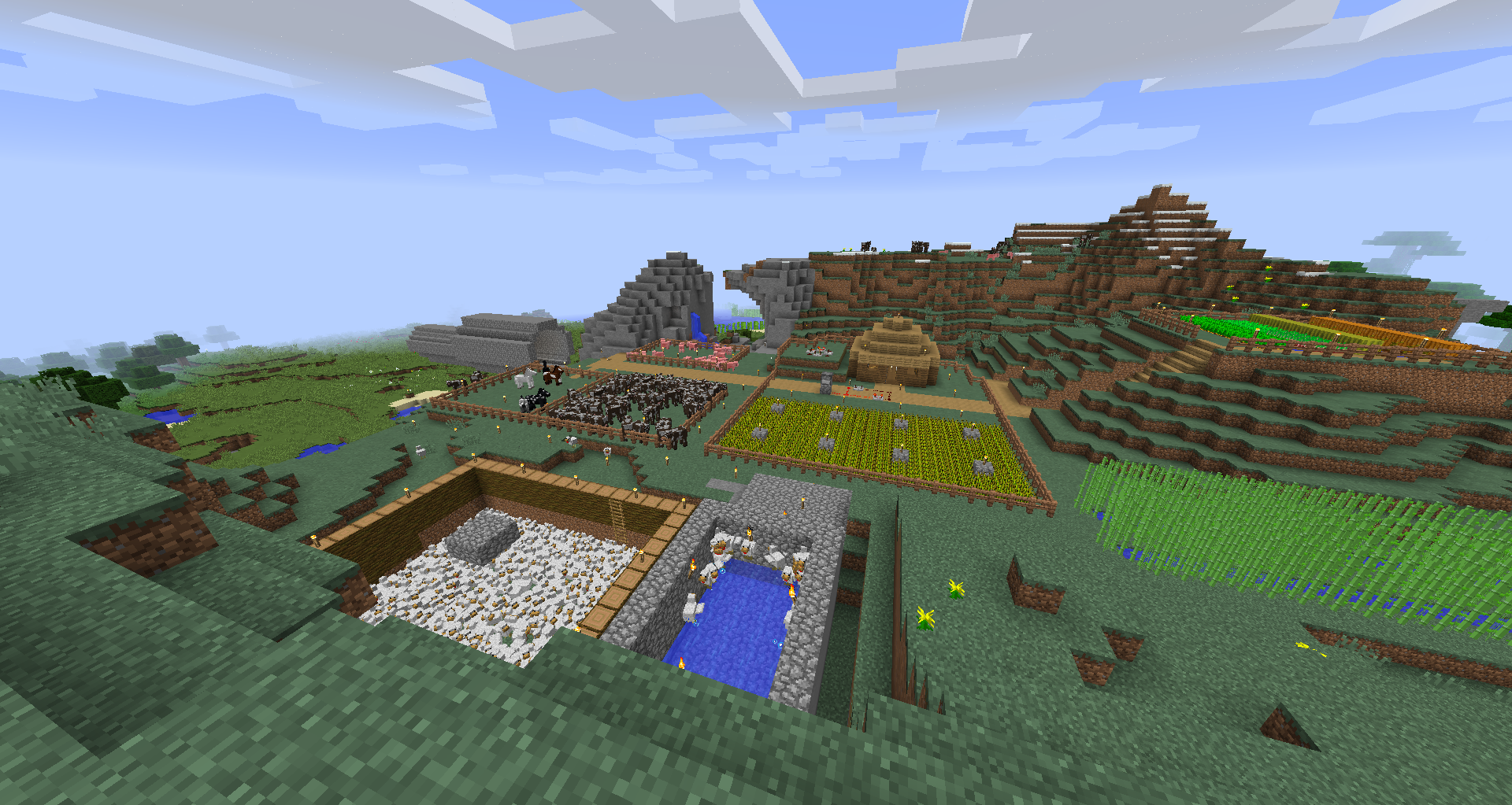 Caradine's house in minecraft